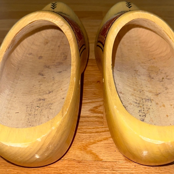 Dutch Wooden Clogs Shoes Holland Size Large - Picture 9 of 16